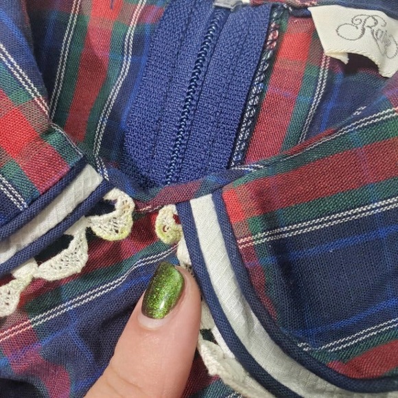 Vintage Plaid Dress 4t - Picture 3 of 11
